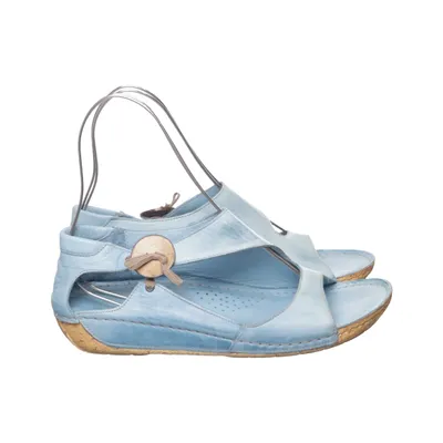 Sandals (Blue) from Charlotte of Sweden Leather