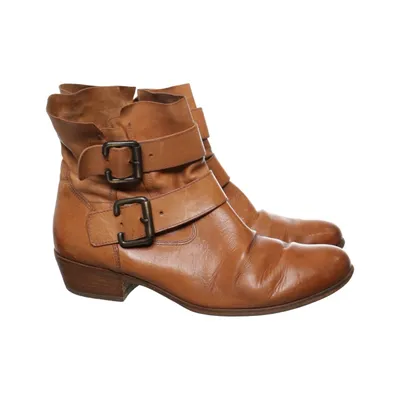 Ankle boots (Brown) from Paul Green Leather