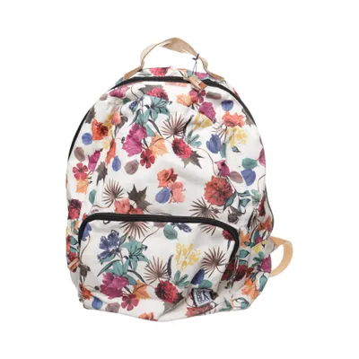 Backpack (Beige, Multicolored) from The Pack Society