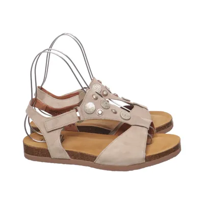 Sandals (Beige) from Think! Leather