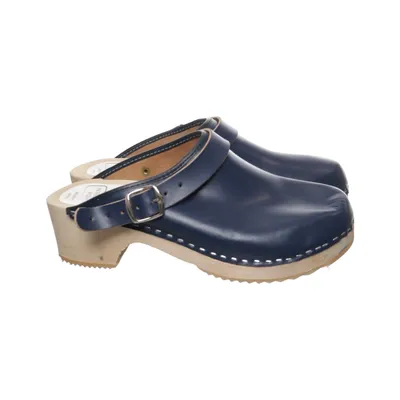 Klompen (Blauw) van Moheda Leer