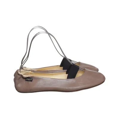 Ballerina's (Grijs) van Jonny's Leer