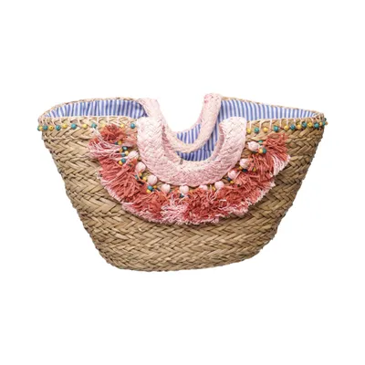 Beach bag (Beige, Pink, Blue) from Brigitte Bardot Cotton