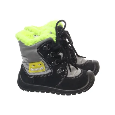 Laced boots (Black, Gray, Yellow) from Elefanten Polyester