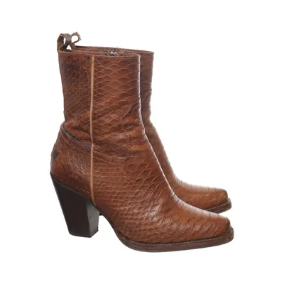 Heeled boots (Brown) from Shabbies Leather