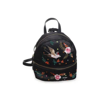 Backpack (Black, Multicolored) from Topshop Polyester, Polyurethane
