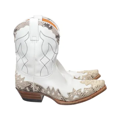 Bottes de cow-boy (Blanc, Marron, Multicolore) de Sendra Cuir