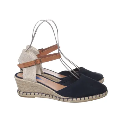 Espadrilles (Blue, Beige) from Verbenas Leather