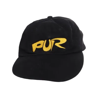 Casquette de baseball (Noir, Jaune) de Pur Coton