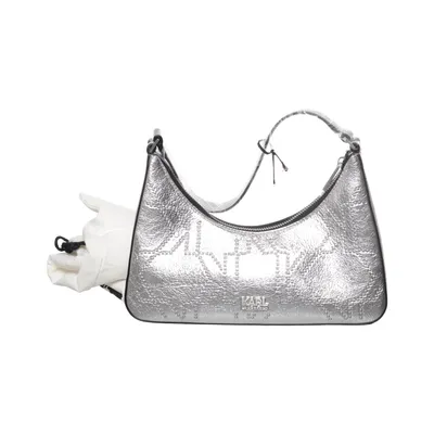 Shoulder-bag (Silver) from Karl Lagerfeld Cotton, Polyurethane