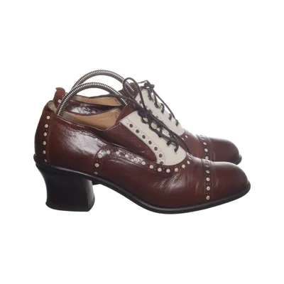 Brogues (Brown, White) from Ursula Mascaro