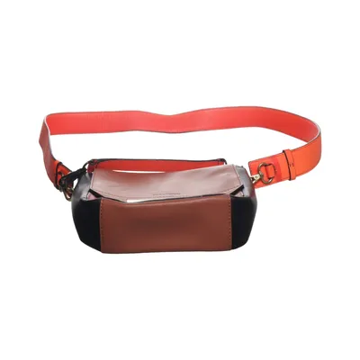 Shoulder-bag (Brown, Black, Orange) from Pour La Victoire