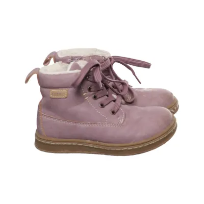 Laced boots (Purple) Leather