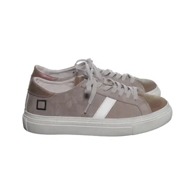 Baskets (Gris, Beige) de Date Cuir