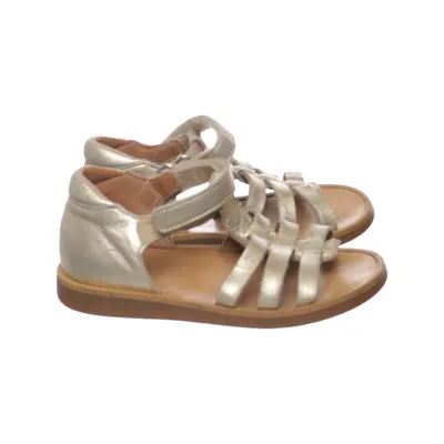 Sandals (Silver) from Pom d'Api Leather
