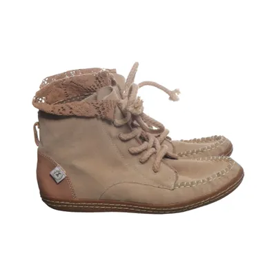 Bottines en daim (Beige) de Softwaves