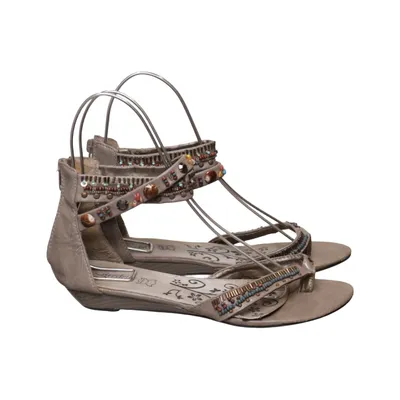 Sandales (Gris, Multicolore) de Suredelle Cuir