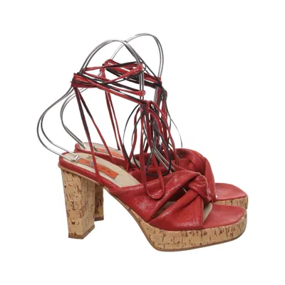 Wedges (Red) from Akira Leather