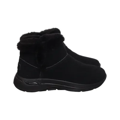 Boots (Svart) från Skechers Pälsimitation, Skinn