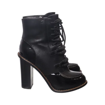 Bottes à talons (Noir) de Sportmax by MaxMara Cuir