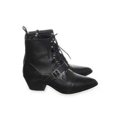 Veterlaarzen (Zwart) van Allsaints Leer