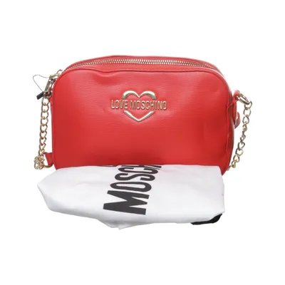 Skuldertaske (Rød) fra Love Moschino Polyurethan