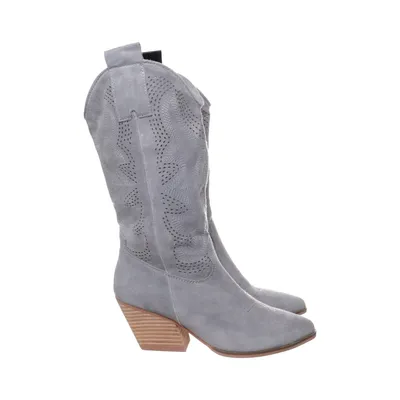 Cowboy boots (Gray) from Cesare Gaspari Suede