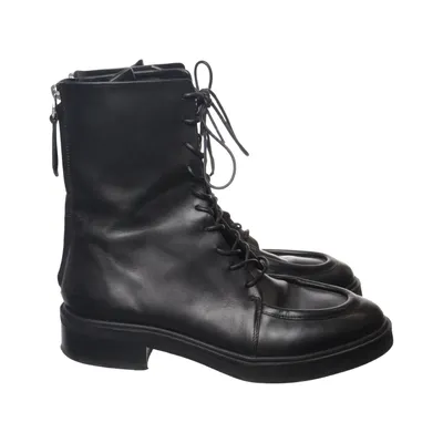 Laced boots (Black) from Aeyde Leather