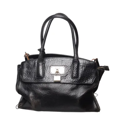 Handbag (Black) from DKNY Leather