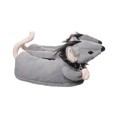 Slippers (Gray) from Current Mood Faux fur
