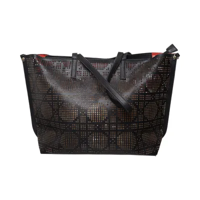 Handtasche (Schwarz, Rot)