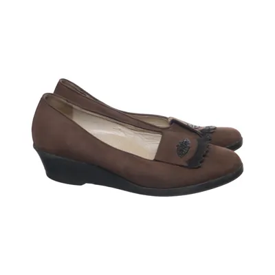 Chaussure compensées (Marron) de Leonardo Da Vinci Cuir