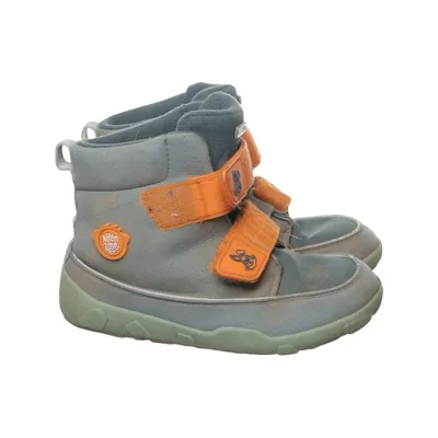 Schnürstiefel (Grau, Orange) von Affenzahn