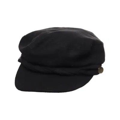Skipper cap (Black) from Stradivarius Polyamide, Polyester, Viscose