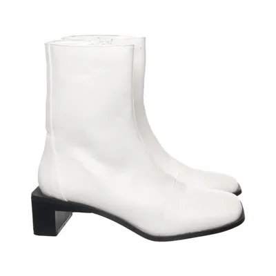 Heeled boots (White) from Rubi