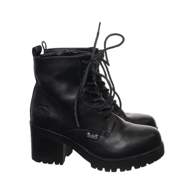 Laced boots (Black) from Dockers by Gerli