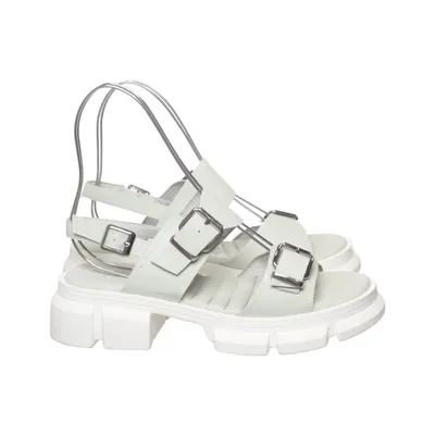 Sandalen (Grün) von Weide Leder