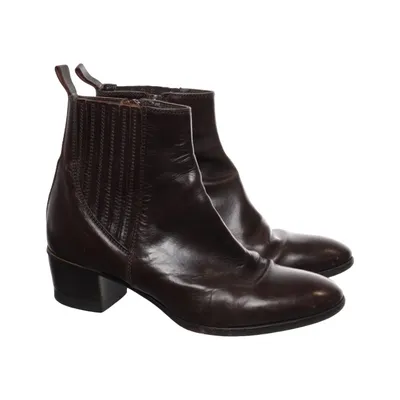 Ankle boots (Brown) from La Cabala Leather