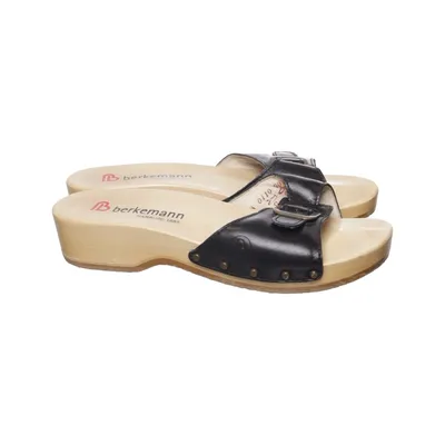 Clogs (Black) from Berkemann Leather