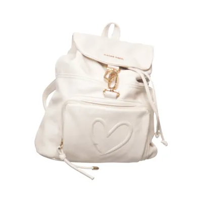 Backpack (White) from Marco Tozzi Polyester, Polyurethane