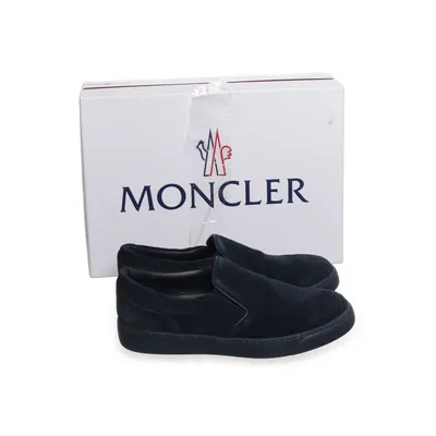 Instappers (Blauw) van Moncler Leer
