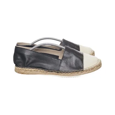 Espadrilles (Schwarz, Weiß) von Mishumo Leder