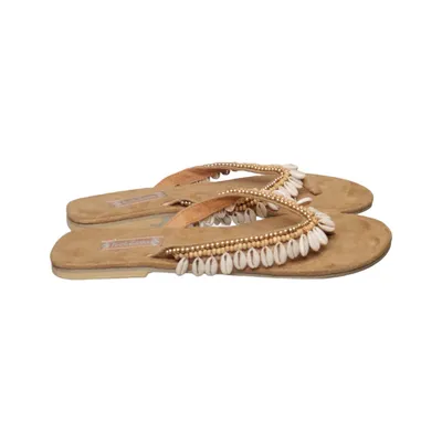 Klipklappere (Beige, Flerfarvet) fra Hot Lava Læder