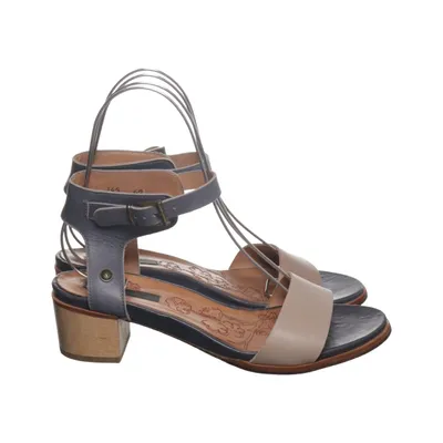 Sandals (Blue, Beige) from Neosens Leather