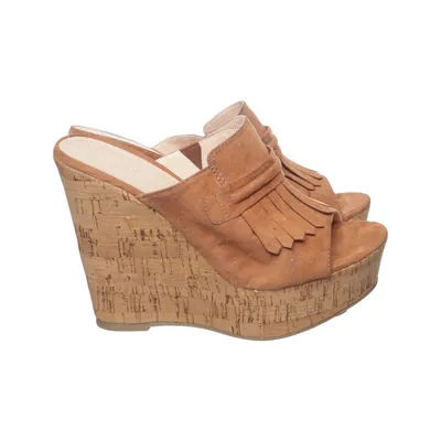 Chaussure compensées (Marron) de Primadonna Collection Cuir