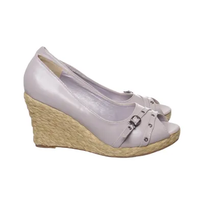 Chaussure compensées (Violet) de Chiara Cuir