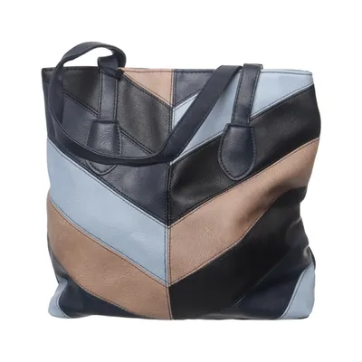 Handväska (Blå, Beige, Svart)