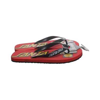 Flip-flops (Red, Black, Yellow) from Santa Cruz