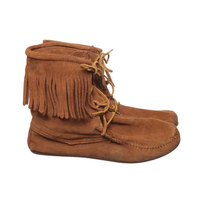 Mokkasiner (Fringe Boot) fra Minnetonka Læder