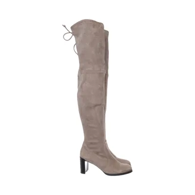 Boots (Gray) from Stuart Weitzman Leather